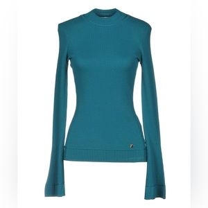 Versace mocked neck sweater size 44 European 6-8 US